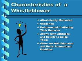 Image result for Define Whistleblower