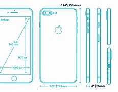 Image result for iPhone 8 Plus Dimensions