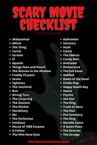 Image result for October Horror Movie Watch List