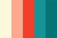 Image result for Turquoise and Peach Color Scheme
