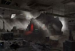 Image result for Factory Concept Art Creepy Outside
