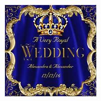 Image result for Champagne and Royal Blue Wedding
