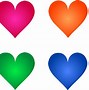 Image result for 4 Hearts Clip Art