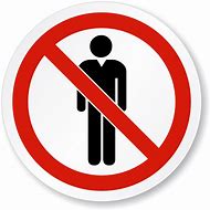 Image result for No People Allowed Sign