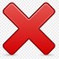 Image result for Red X Emoji Apple