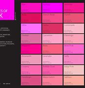 Image result for Pink Shades Color Chart
