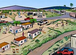 Image result for Small Town Cartoon