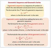 Image result for Geometric Sequence Formula