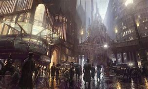 Image result for Wallpaper for Laptop Steampunk City
