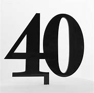Image result for Number 40 in Round Shape