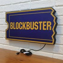 Image result for Blockbuster Sign