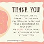 Image result for Employee Thank You Messages Hard Work