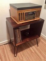 Image result for Mid Century Record Player Stand with Hairpin Legs