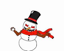 Image result for Evil Snowman Cartoon