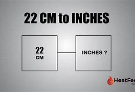 Image result for 22 Cm in Inches UK