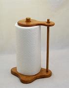 Image result for Stand Up Wooden Paper Towel Holder