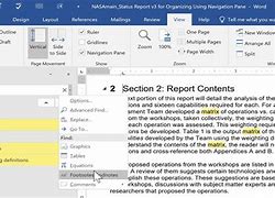 Image result for Document Pane in MS Word