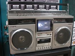 Image result for Boombox with Turntable