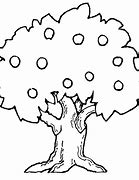 Image result for Apple Tree Clip Art Black and White