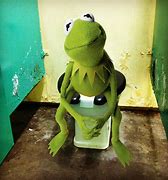 Image result for Kermit Frog Shower Meme