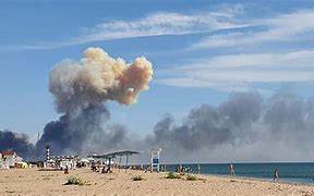 Image result for Crimea Beach Explosion