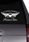 Image result for Personalized In Loving Memory Decals