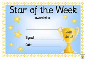 Image result for Star Award Template