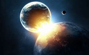 Image result for Two Planets Colliding