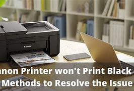 Image result for Printer Won't Print Black Ink