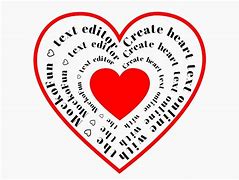 Image result for How to Make Heart Shape Text