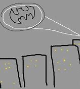 Image result for Bat Signal in Sky