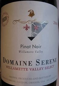 Serene Pinot Noir Select Willamette Valley に対する画像結果