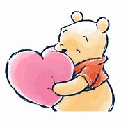 Image result for Winnie the Pooh Holding a Heart