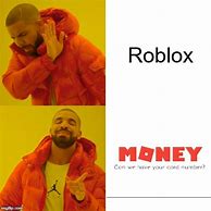 Image result for Drake Meme Roblox