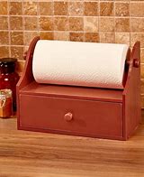 Image result for Rustic Wood Paper Towel Holder