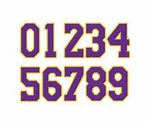 Image result for Lakers Number Font