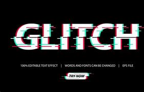 Image result for Glitch Effect Words