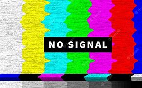 Image result for TV Broken Screen No Signal