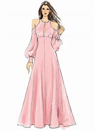 Image result for Women in Dress Drawing