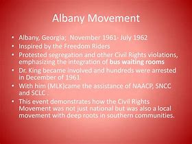 Image result for Albany Movement