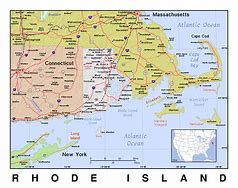 Image result for Where Is Rhode Island Located On the Map