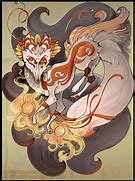 Image result for Japanese Fox Mythical Creature