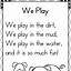 Image result for Kindergarten Poems for Kids