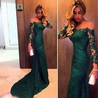 Image result for Green Mermaid Dress