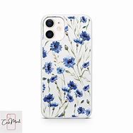 Image result for Light Blue Phone Case with Flowers