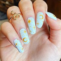 Image result for Moon Nail Art