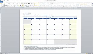 Image result for Microsoft Word Printable Calendar