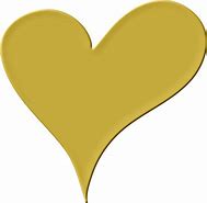 Image result for Gold Heart Clip Art without Back