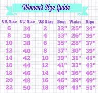 Image result for Women's Waist Sizes Chart Inches