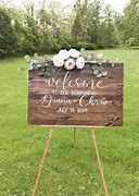 Image result for Wedding Ceremony Welcome Sign